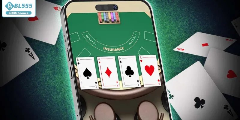 Bàn bài 21 điểm trực tuyến với giao diện hiện đại